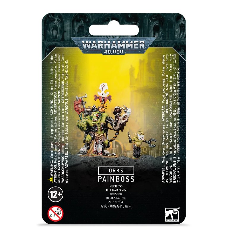 Warhammer 40K Orks Painboss with Grot Orderly