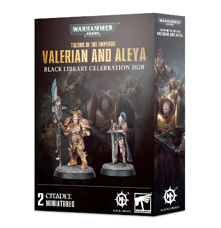 Warhammer 40k Talons of the Emperor: Valerian and Aleya Miniatures