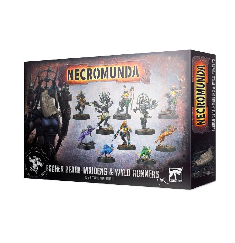 Games Workshop Necromunda Escher Death-Maidens and Wyld Runners 138-Part Kit