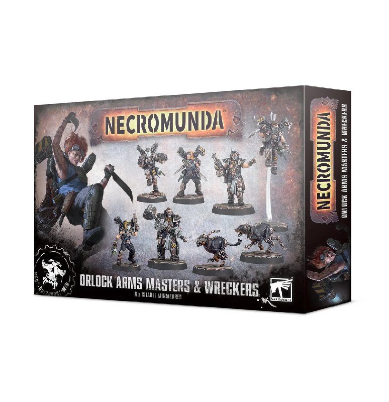 Necromunda Orlock Arms Masters and Wreckers Plastic Miniature Set