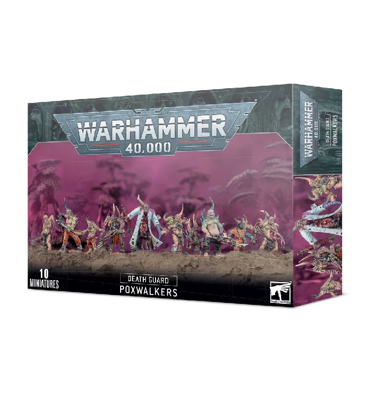 Games Workshop Death Guard Poxwalkers Miniatures Set of 10