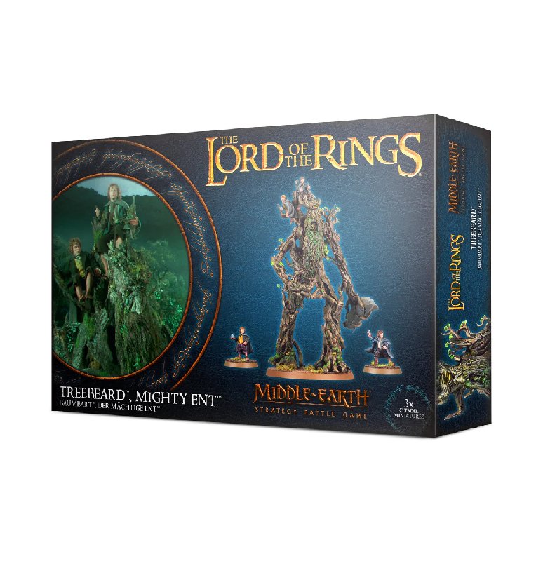 Games Workshop Lord of the Rings Treebeard Mighty Ent with Merry and Pippin