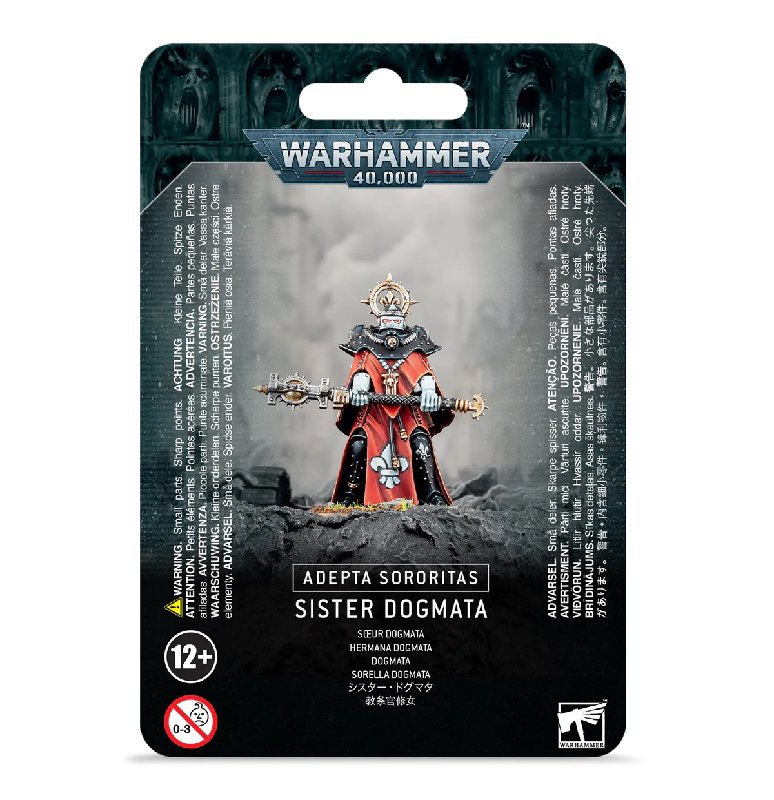 Games Workshop Adepta Sororitas Sister Dogmata Plastic Miniature Kit with 32mm Base