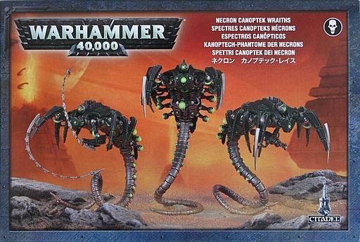 Warhammer 40k Necron Canoptek Wraiths Plastic Boxed Set