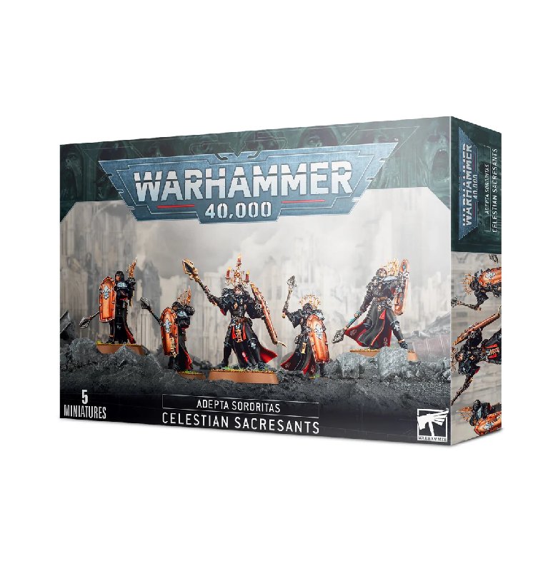Games Workshop Adepta Sororitas Celestian Sacresants 5-Miniature Plastic Kit
