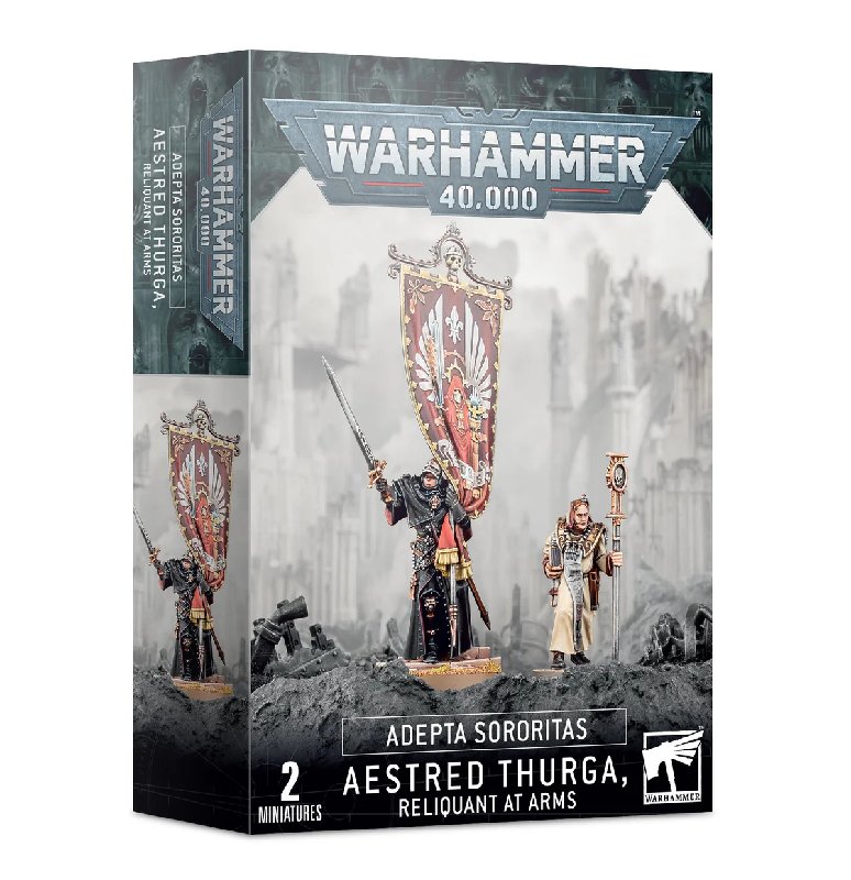 Games Workshop Aestred Thurga Reliquant At Arms with Agathae Dolan 23-Part Plastic Miniature Kit