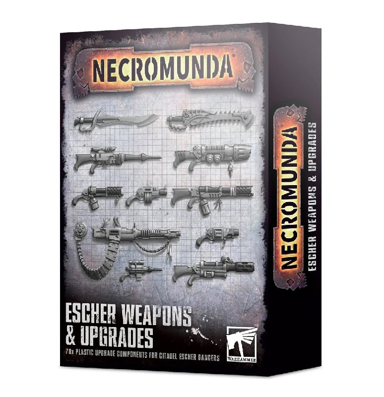 Games Workshop Necromunda Escher Weapons & Upgrades 78-Piece Set