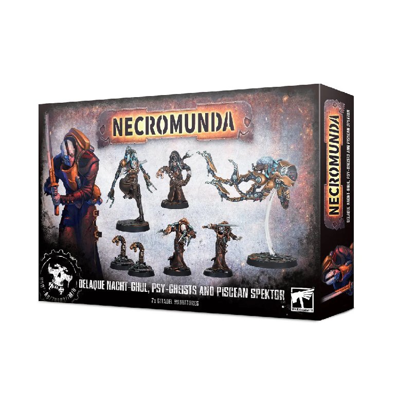Necromunda Delaque Nacht-Ghul and Psy-Gheists Miniatures Pack