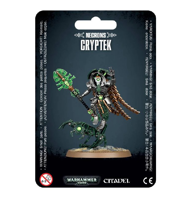 Warhammer 40,000 Necron Cryptek with Canoptek Cloak