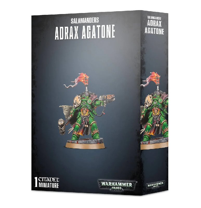 Warhammer 40k Salamanders Adrax Agatone Primaris Captain