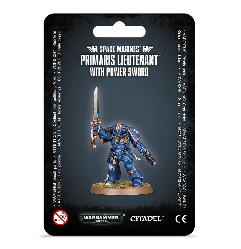 Warhammer 40,000 Primaris Lieutenant with Power Sword Unassembled Model