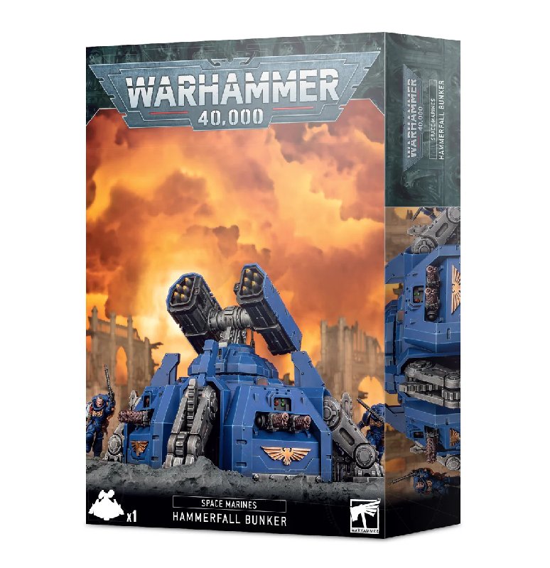 Warhammer 40,000 Space Marines Hammerfall Bunker Plastic Model Kit