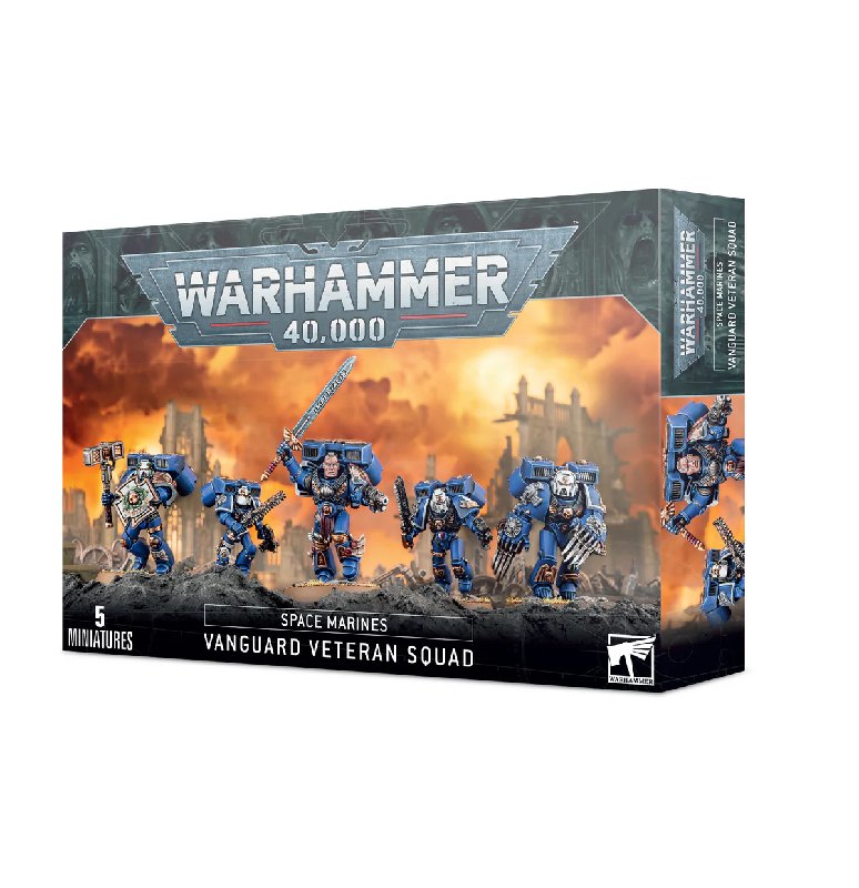 Warhammer 40,000 Space Marine Vanguard Veteran Squad 5-Man Plastic Kit