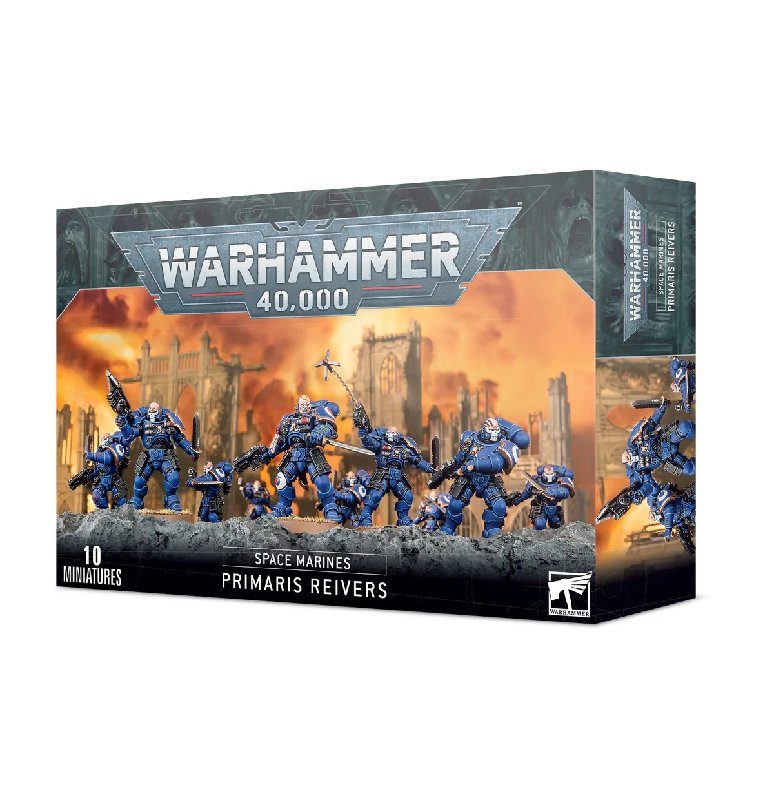 Warhammer 40,000 Space Marine Primaris Reivers Squad Box Set - 10 Multi-Part Plastic Miniatures