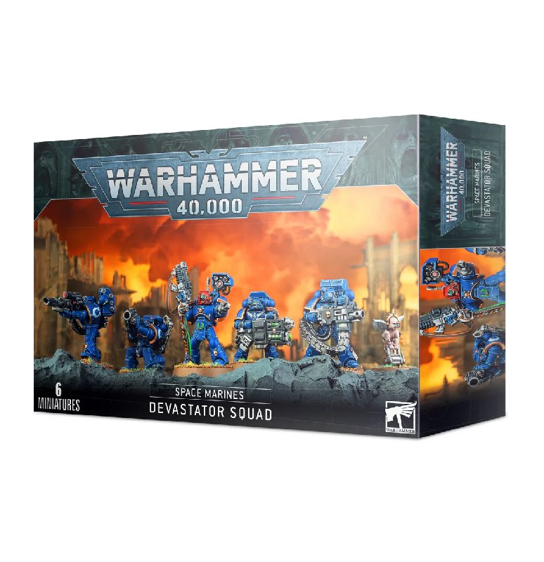 Warhammer 40,000 Space Marines Devastator Squad Multi-Part Plastic Kit
