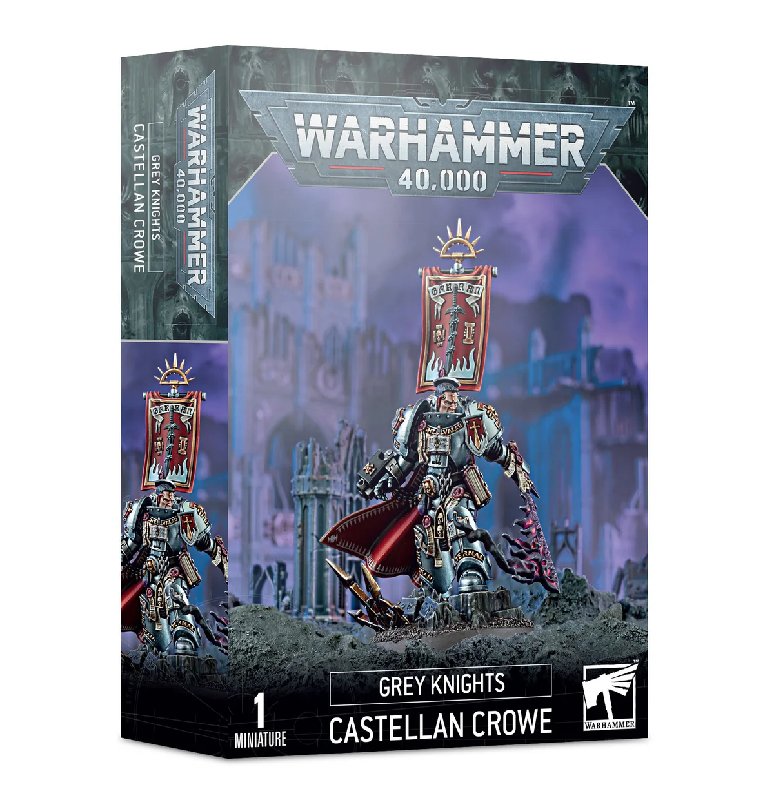 Games Workshop Grey Knights Castellan Crowe 18-Piece Miniature Kit