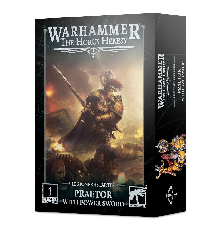 Games Workshop Horus Heresy Legiones Astartes Praetor with Power Sword and Volkite Charger