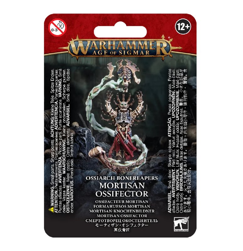 Warhammer Age of Sigmar Ossiarch Bonereapers Mortisan Ossifector 11-Part Plastic Kit