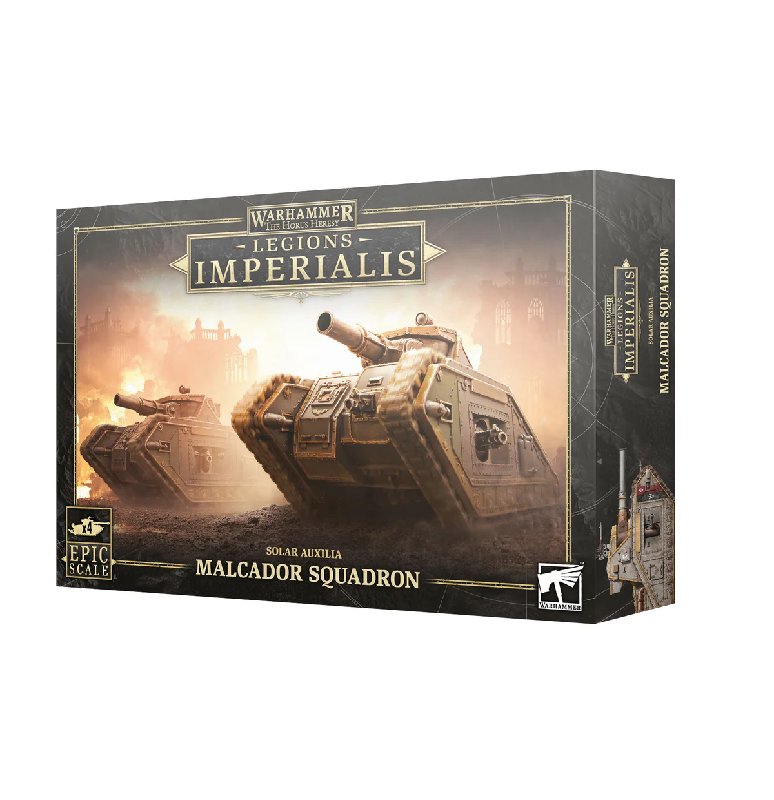 Legions Imperialis Solar Auxilia Malcador Squadron - 4 Epic Scale Tank Models