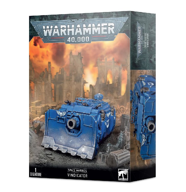 Warhammer 40,000 Space Marines Vindicator Tank Model Kit