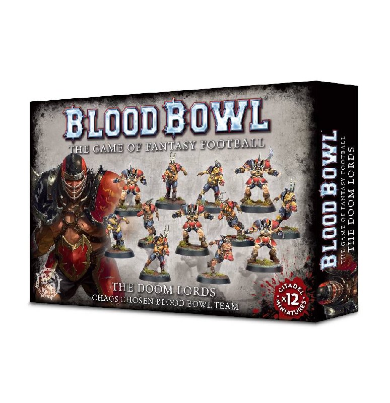 Games Workshop Blood Bowl Chaos Chosen Team The Doom Lords