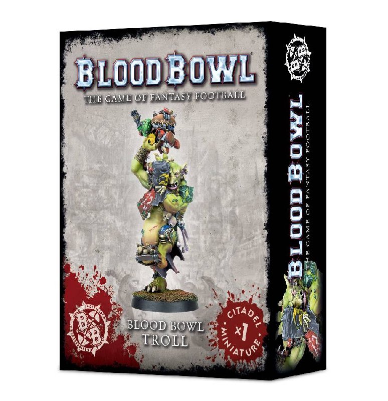 Games Workshop Blood Bowl Troll with 32mm Base