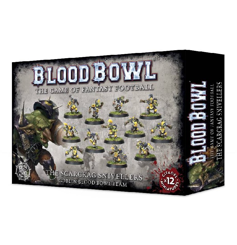 Games Workshop Blood Bowl Goblin Team The Scarcrag Snivellers