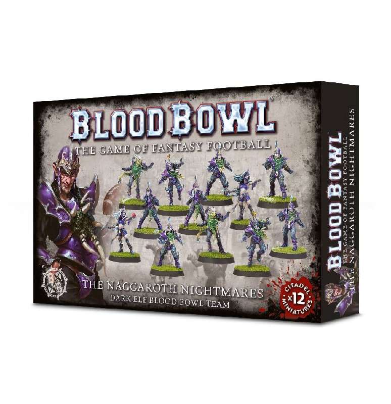 Games Workshop Blood Bowl Dark Elf Team: Naggaroth Nightmares