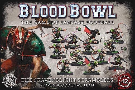 Games Workshop Blood Bowl Skavenblight Scramblers Team
