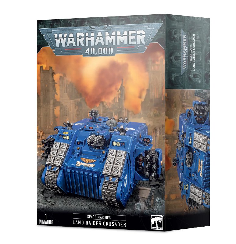 Warhammer 40,000 Space Marine Land Raider Crusader/Redeemer 124-Piece Plastic Model Kit