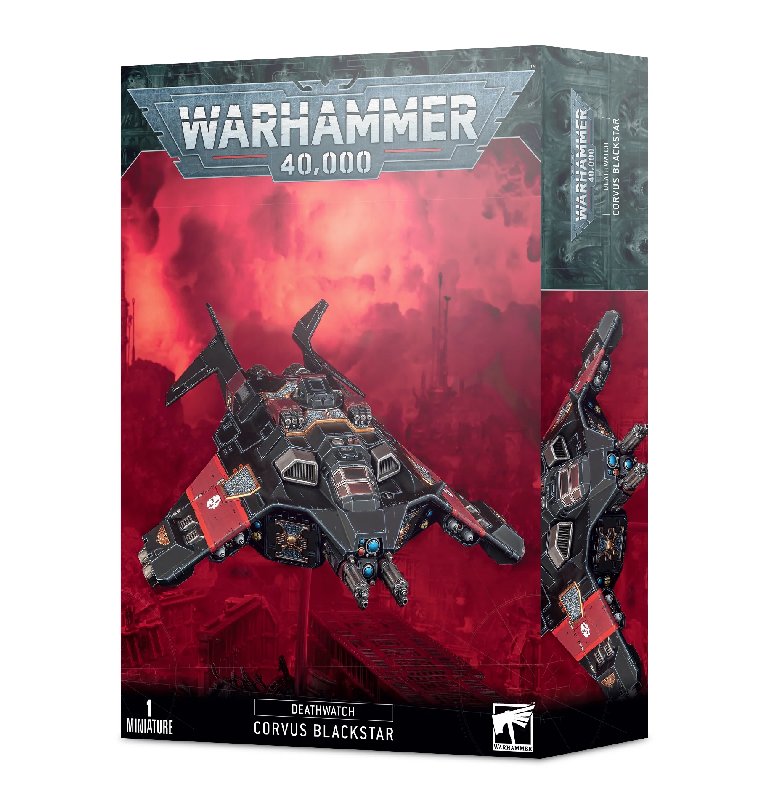 Games Workshop Deathwatch Corvus Blackstar Vehicle Kit with 83 Components