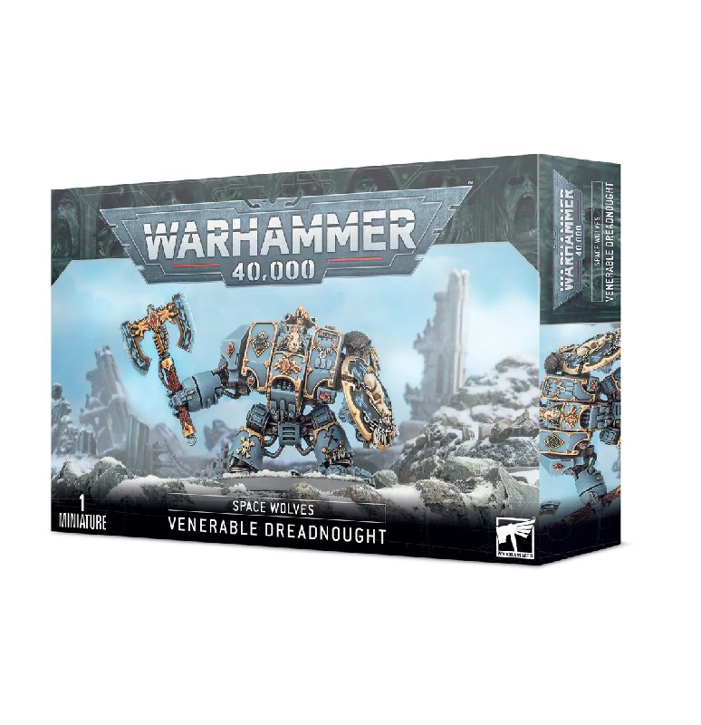 Warhammer 40,000 Space Wolves Venerable Dreadnought Plastic Kit