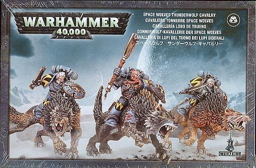 Games Workshop Space Wolves Thunderwolf Cavalry 3-Model Set