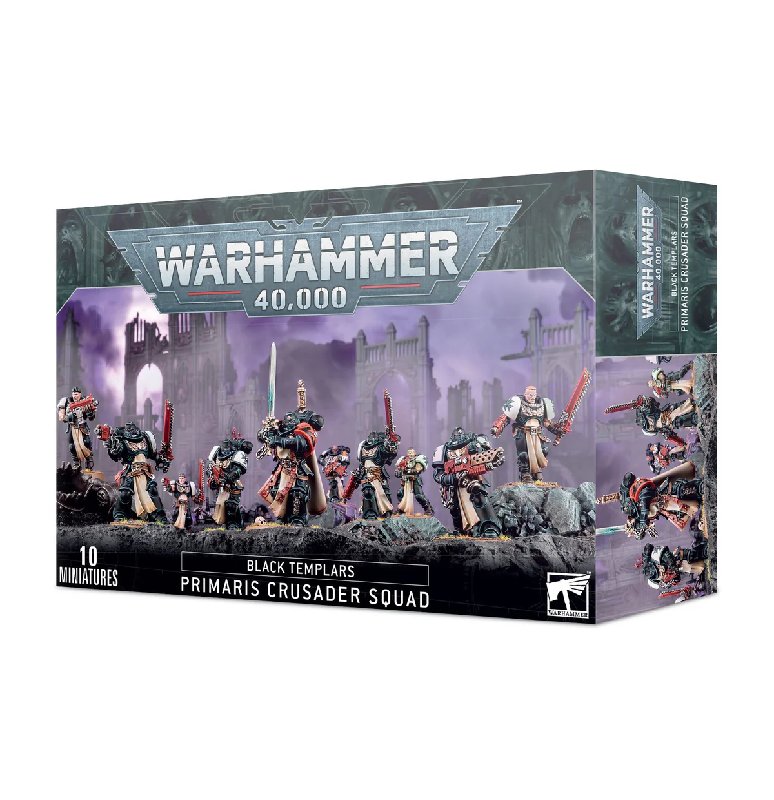 Games Workshop Black Templars Primaris Crusader Squad Miniature Set