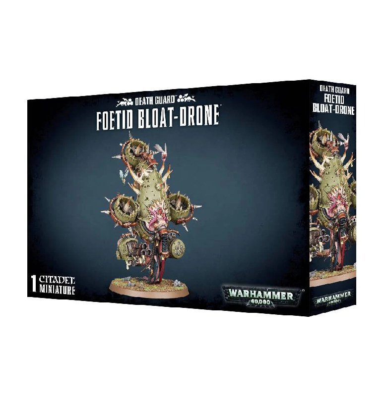 Games Workshop Death Guard Foetid Bloat-Drone Plastic Model Kit with 60mm Base