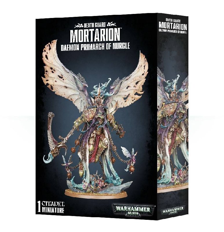 Warhammer 40,000 Death Guard Mortarion, Daemon Primarch of Nurgle Plastic Model Kit