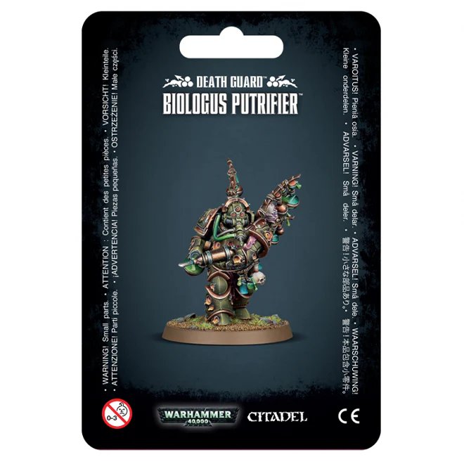 Games Workshop Warhammer 40,000 Death Guard Biologus Putrifier Multi-Part Plastic Kit
