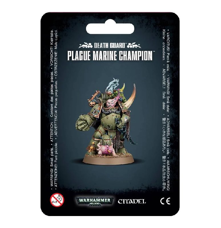 Games Workshop Death Guard Plague Marine Champion Miniature Kit