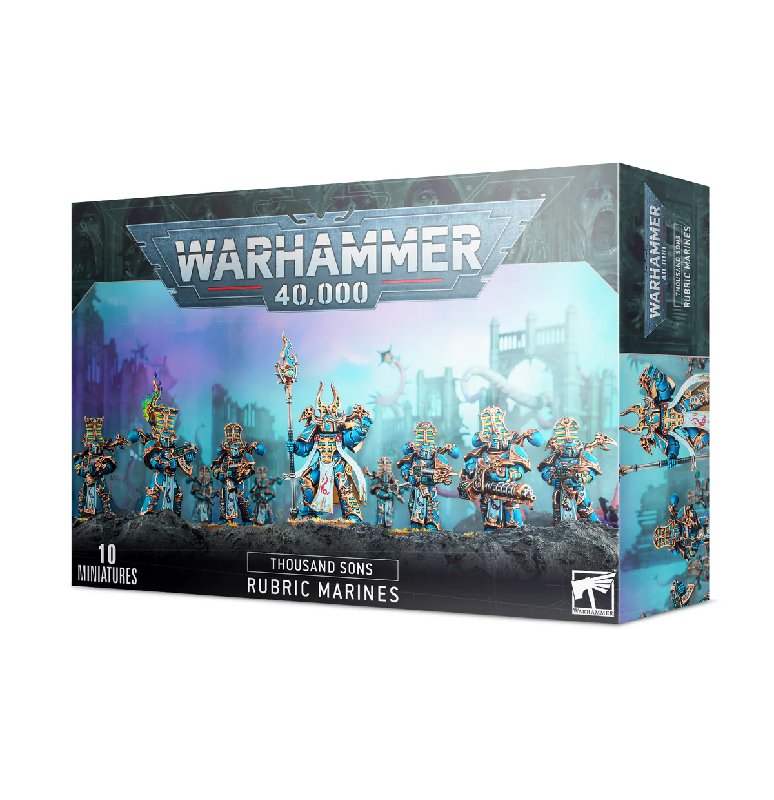 Warhammer 40,000 Thousand Sons Rubric Marines 10-Model Plastic Kit
