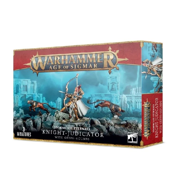 Games Workshop Stormcast Eternals Knight-Judicator With Gryph-Hounds Warhammer Miniature