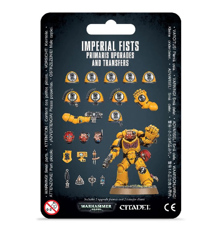 Warhammer 40k Imperial Fists Primaris Upgrades & Transfers
