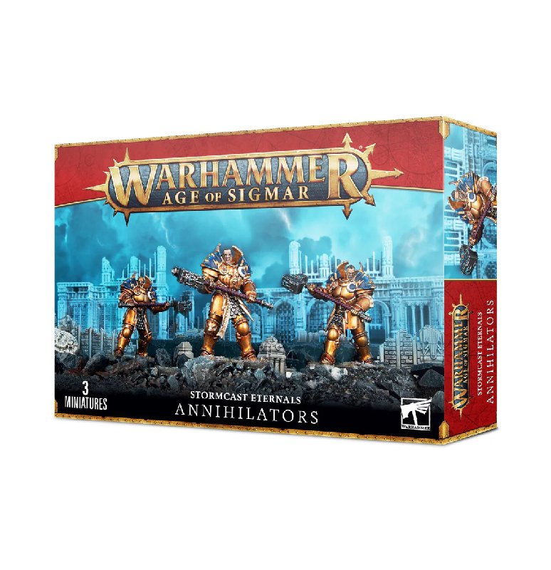 Games Workshop Stormcast Eternals Annihilators with Meteoric Hammers