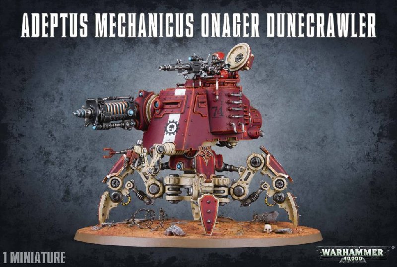 Warhammer 40,000 Adeptus Mechanicus Onager Dunecrawler Model Kit