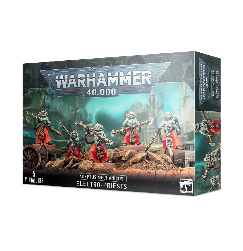 Warhammer 40,000 Adeptus Mechanicus Electro-Priests 82-Piece Kit