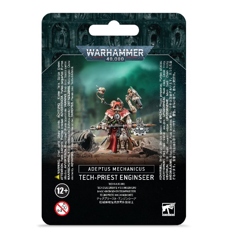 Warhammer 40,000 Adeptus Mechanicus Tech-Priest Enginseer Model Kit