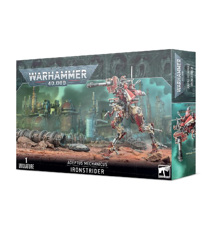 Warhammer 40,000 Adeptus Mechanicus Ironstrider Kit with 105x70mm Oval Base