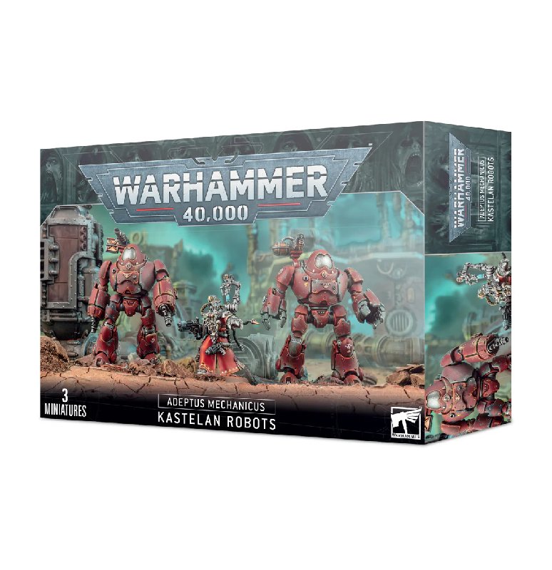 Warhammer 40,000 Adeptus Mechanicus Kastelan Robots with Datasmith