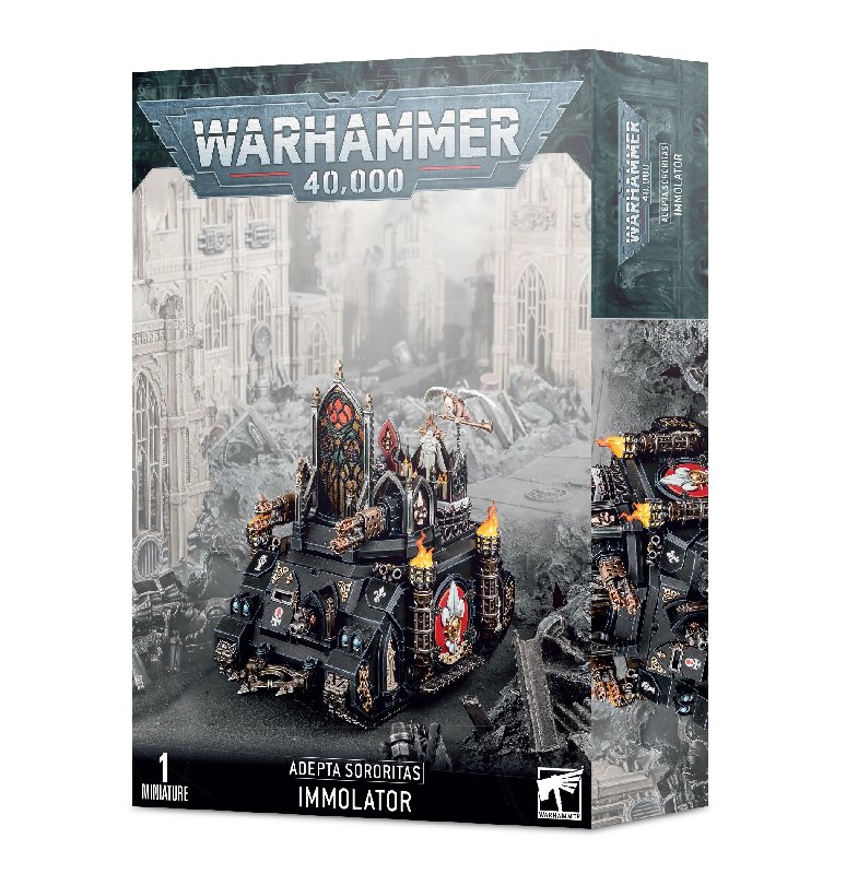 Games Workshop Warhammer 40,000 Adepta Sororitas Immolator Plastic Model Kit