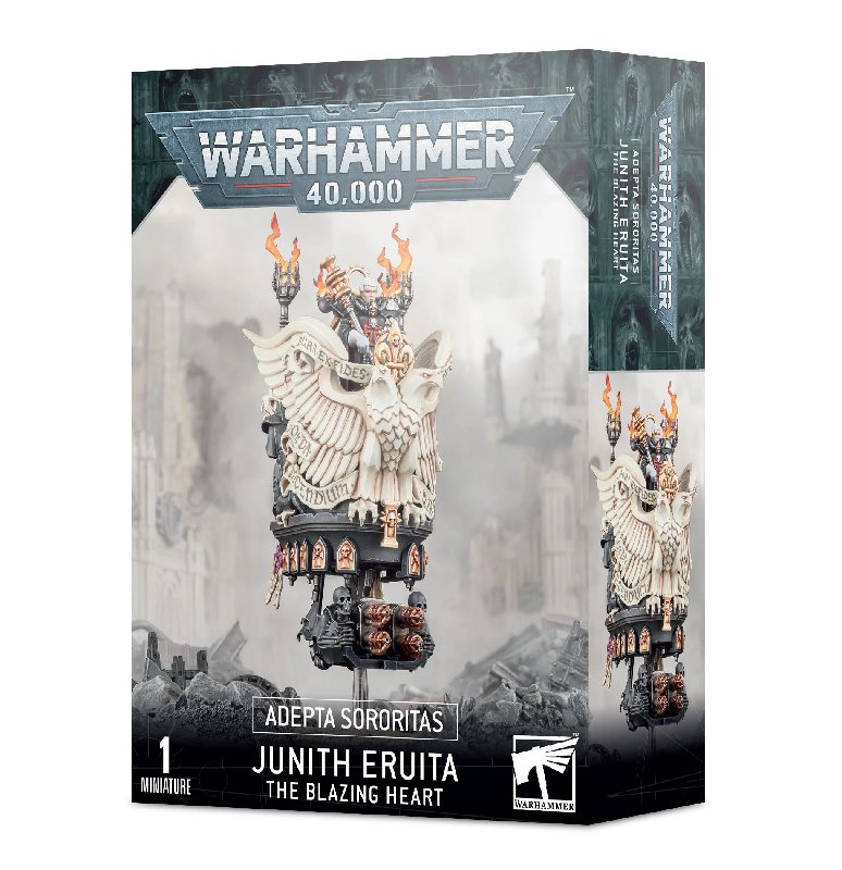 Games Workshop Warhammer 40,000 Adepta Sororitas Junith Eruita Miniature with 50mm Base