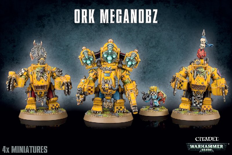 Warhammer 40000 Ork Meganobz Multipart Plastic Kit